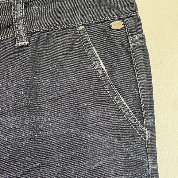 ELIE TAHARI Womens Jeans Sz 10 Dark Mid Rise Wash Pockets Rodeo Western Country - Picture 4 of 16